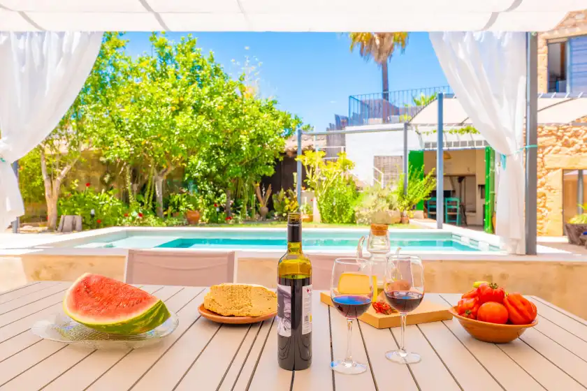 Ferienhaus auf Sa teulera de pina, Pina