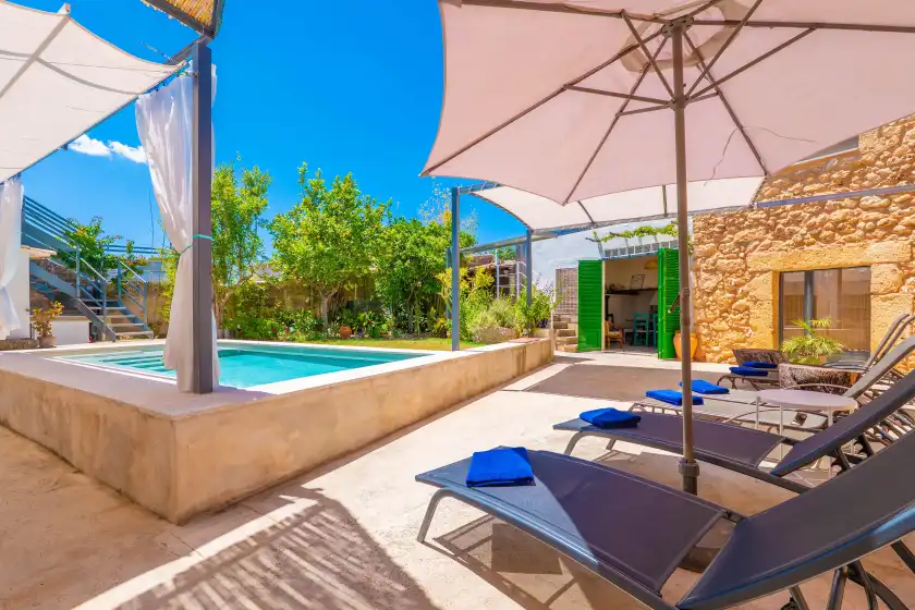 Ferienhaus auf Sa teulera de pina, Pina