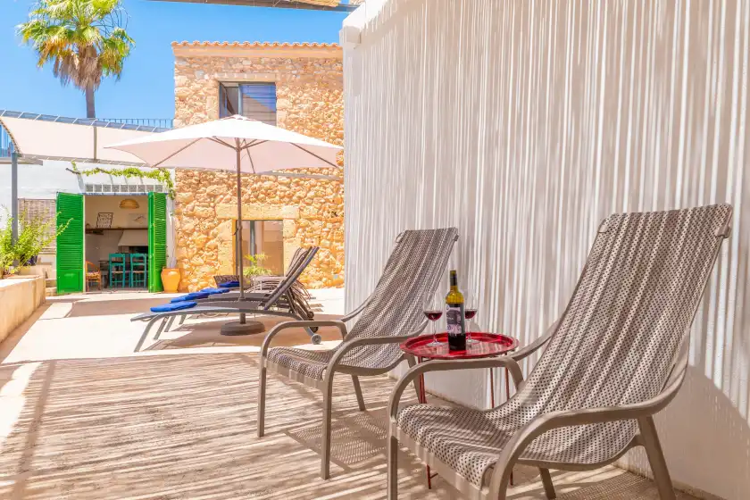 Ferienhaus auf Sa teulera de pina, Pina