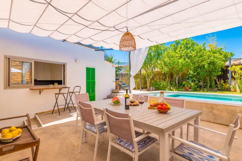 Ferienhaus auf Sa teulera de pina, Pina